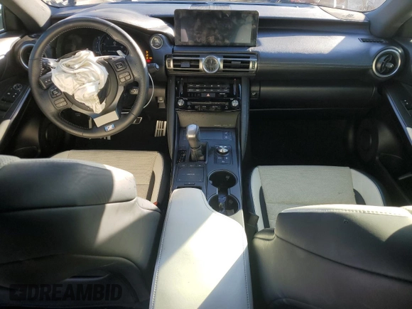 2021 Lexus IS 350 F Sport with VIN JTHGZ1B22M5038927, listed as a Copart auction lot 53888735 with 53,439 mi miles and Salvage title. Bid and sale history available at DreamBid. Image 8.