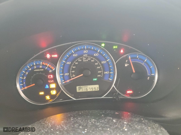 2009 Subaru Forester (Natl) X w/Premium Pkg with VIN JF2SH63669H747235, listed as a Copart auction lot 52075745 with 167,992 mi miles and Salvage Title. Bid and sale history available at carsss.com. Image 9.