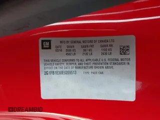 2014 Chevrolet Camaro LT with VIN 2G1FB1E38E9269513, listed as a IAAI auction lot 42624476 with Not provided miles and . Bid and sale history available at DreamBid. Image 9.