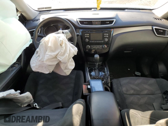 2016 Nissan Rogue S with VIN 5N1AT2MV8GC831442, listed as a Copart auction lot 50758085 with 75,336 mi miles and Salvage Title. Bid and sale history available at DreamBid. Image 8.