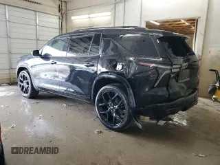 2024 Chevrolet Traverse FWD RS с VIN 1GNERLKS7RJ232783, выставлен на аукционе Copart как лот 55568235 с пробегом 8 594 миль миль и Списание • Salvage title. История ставок и продаж доступна на DreamBid. Изображение 2.
