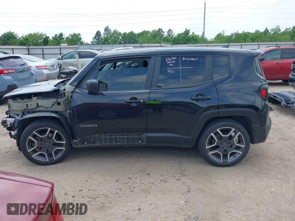 2020 Jeep Renegade Sport with VIN ZACNJAAB2LPM06219, listed as a IAAI auction lot 42063083 with 47,225 mi miles and . Bid and sale history available at DreamBid. Image 15.