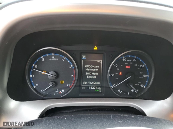 2017 Toyota RAV4 XLE with VIN JTMRFREV9HJ169552, listed as a Copart auction lot 48362205 with 115,274 mi miles and Salvage Title. Bid and sale history available at carsss.com. Image 9.