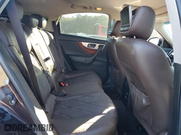 2012 Infiniti FX35 with VIN JN8AS1MU3CM122063, listed as a Copart auction lot 49909165 with 147,716 mi miles and Salvage Title. Bid and sale history available at carsss.com. Image 11.