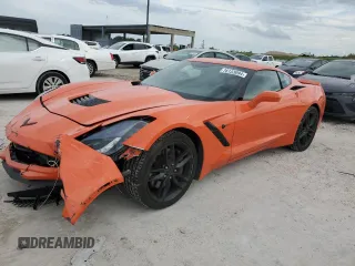2019 Chevrolet Corvette Z51 1LT with VIN 1G1YH2D79K5101311, listed as a Copart auction lot 76153094 with 47,612 mi miles and Salvage Title. Bid and sale history available at carsss.com. Image 1.