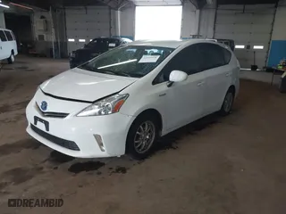 2012 Toyota Prius v Two with VIN JTDZN3EU9C3185934, listed as a IAAI auction lot 42019970 with 1 mi miles. Bid and sale history available at carsss.com. Image 16.