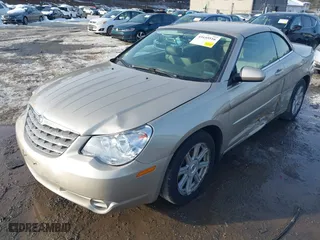 2008 Chrysler Sebring Touring with VIN 1C3LC55R68N669319, listed as a IAAI auction lot 41655516 with 150,913 mi miles. Bid and sale history available at carsss.com. Image 2.