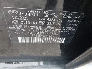 2022 Hyundai Sonata Limited z VIN KMHL34J21NA178282, wystawiony jako IAAI lot #42411007 z przebiegiem 37 332 mil mil oraz . Historia ofert i sprzedaży dostępna na DreamBid. Obrazek 9.