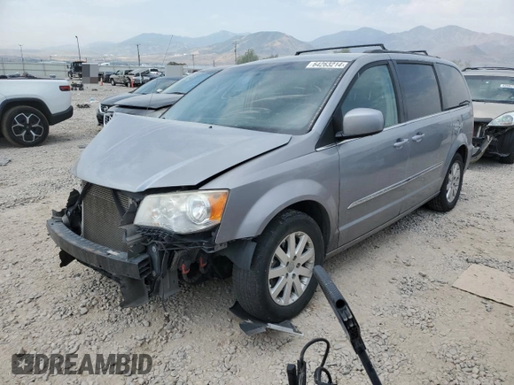 2014 Chrysler Town & Country Touring with VIN 2C4RC1BGXER395493, listed as a Copart auction lot 64263214 with 142,844 mi miles and Salvage Title. Bid and sale history available at DreamBid. Image 1.