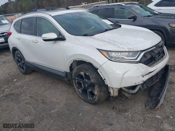 2019 Honda CR-V Touring with VIN 2HKRW1H90KH505234, listed as a IAAI auction lot 41152731 with 107,293 mi miles. Bid and sale history available at carsss.com. Image 1.