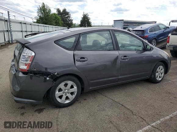 2007 Toyota Prius with VIN JTDKB20U473261920, listed as a Copart auction lot 55748035 with 258,324 mi miles and Salvage Title. Bid and sale history available at DreamBid. Image 3.