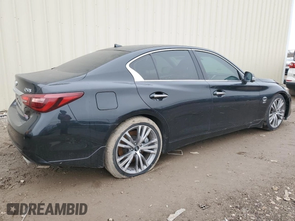 2018 Infiniti Q50 Sport with VIN JN1EV7AP5JM359241, listed as a Copart auction lot 42627505 with 141,625 mi miles and Clean Title. Bid and sale history available at carsss.com. Image 3.