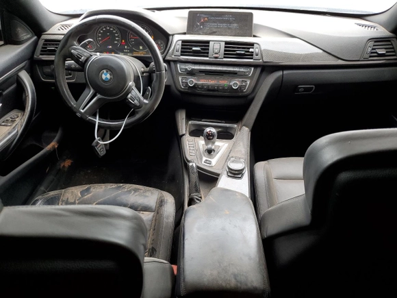 2015 BMW M4 with VIN WBS3R9C51FF708741, listed as a Copart auction lot 50314044 with 80,043 mi miles. Bid and sale history available at carsss.com. Image 8.