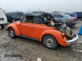 1979 Volkswagen Beetle with VIN 1592042687, listed as a Copart auction lot 87370154 with 50,248 mi miles and Salvage Title. Bid and sale history available at DreamBid. Image 2.