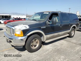 2000 Ford Excursion Limited с VIN 1FMNU42S7YED53975, выставлен на аукционе Copart как лот 59947065 с пробегом 188 889 миль миль и Чистый • Clean title. История ставок и продаж доступна на DreamBid. Изображение 1.