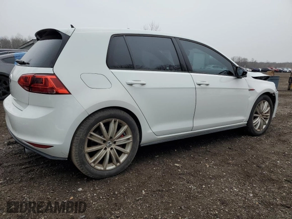 2015 Volkswagen Golf GTI Autobahn w/Performance Pkg with VIN 3VW447AU6FM092301, listed as a Copart auction lot 84037864 with 137,480 mi miles and Salvage Title. Bid and sale history available at carsss.com. Image 3.