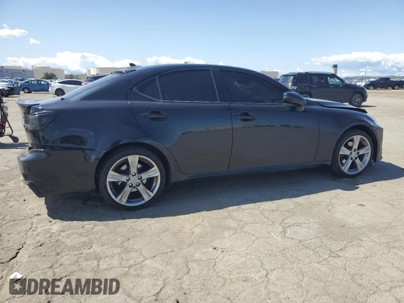 2012 Lexus IS 250 with VIN JTHBF5C29C5161485, listed as a Copart auction lot 51951355 with Not Provided miles and Salvage Title. Bid and sale history available at DreamBid. Image 3.