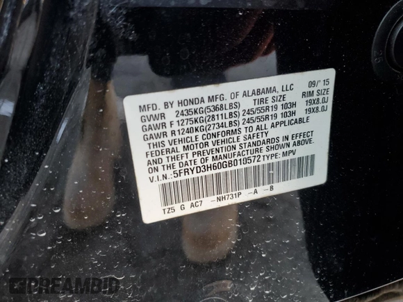 2016 Acura MDX Technology z VIN 5FRYD3H60GB010572, wystawiony jako Copart lot #84432964 z przebiegiem 124 424 mil mil oraz Szkoda całkowita • Salvage title. Historia ofert i sprzedaży dostępna na DreamBid. Obrazek 13.