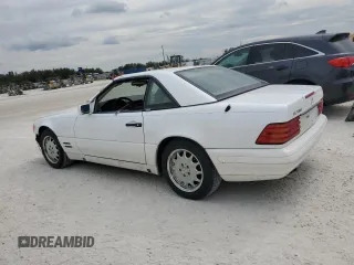 1996 Mercedes-Benz SL-Class with VIN WDBFA67F6TF130529, listed as a Copart auction lot 77240464 with 0 mi miles and Salvage Title. Bid and sale history available at carsss.com. Image 2.