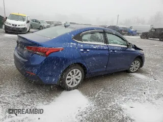 2021 Hyundai Accent SE with VIN 3KPC24A6XME142290, listed as a Copart auction lot 45338855 with 14,851 mi miles and Salvage Title. Bid and sale history available at carsss.com. Image 3.