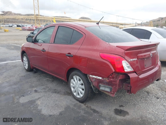 2019 Nissan Versa Sedan SV with VIN 3N1CN7AP4KL818505, listed as a IAAI auction lot 41537110 with 130,474 mi miles. Bid and sale history available at carsss.com. Image 3.