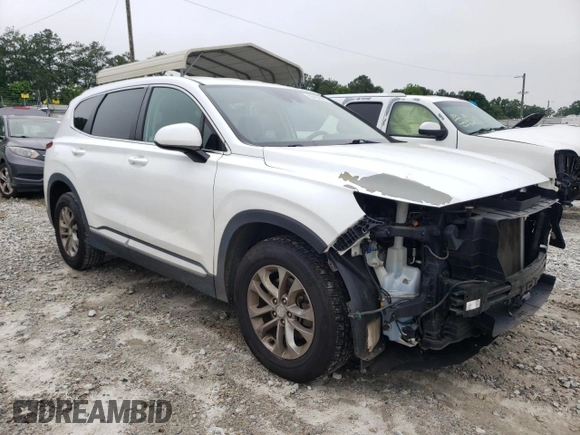 2019 Hyundai Santa Fe SE with VIN 5NMS2CAD2KH001241, listed as a Copart auction lot 58469295 with 111,853 mi miles and Salvage title. Bid and sale history available at DreamBid. Image 4.