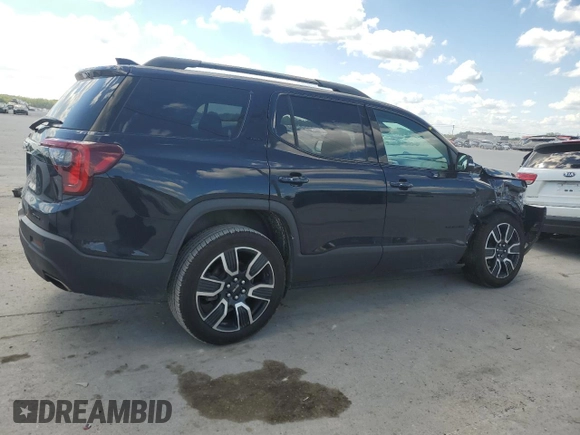 2021 GMC Acadia SLE with VIN 1GKKNRL4XMZ201262, listed as a Copart auction lot 62298754 with Not Provided miles and Salvage Title. Bid and sale history available at carsss.com. Image 3.
