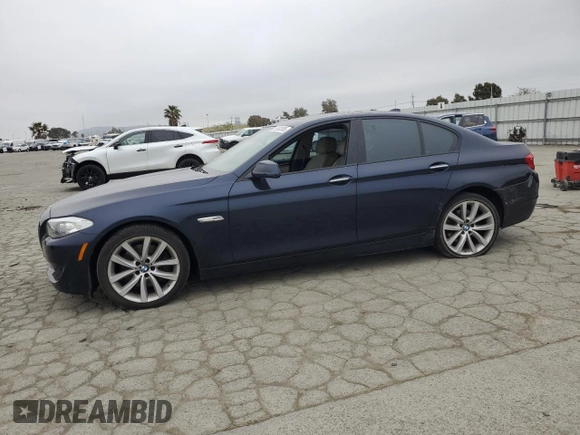 2011 BMW 5 Series 535i with VIN WBAFR7C59BC802691, listed as a Copart auction lot 53883385 with 213,933 mi miles and Salvage Title. Bid and sale history available at carsss.com. Image 1.