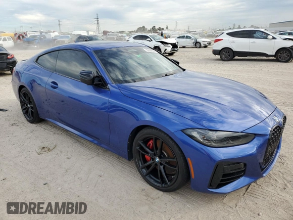 2023 BMW 4 Series M440i xDrive with VIN WBA13AR01PCL45497, listed as a Copart auction lot 82892534 with Not Provided miles and Non Repairable. Bid and sale history available at DreamBid. Image 4.