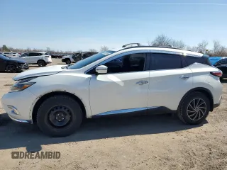 2018 Nissan Murano SV z VIN 5N1AZ2MG0JN188192, wystawiony jako Copart lot #53787465 z przebiegiem 63 445 mil mil oraz Czysty tytuł • Clean title. Historia ofert i sprzedaży dostępna na DreamBid. Obrazek 1.