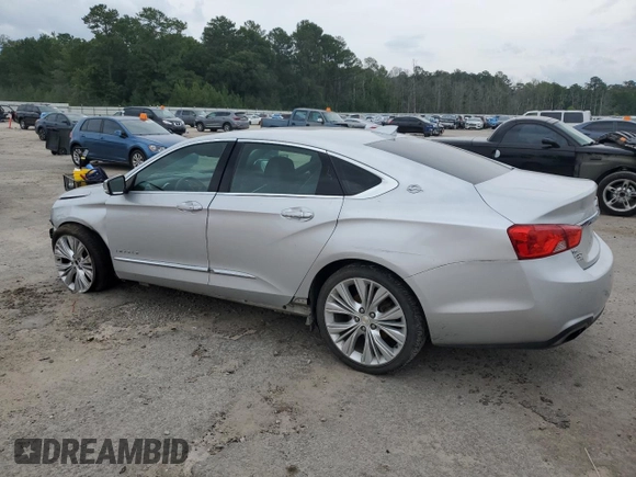 2016 Chevrolet Impala LTZ with VIN 2G1145S35G9182087, listed as a Copart auction lot 59364015 with 117,833 mi miles and Salvage title. Bid and sale history available at DreamBid. Image 2.