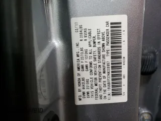 2017 Acura TLX with VIN 19UUB1F37HA009997, listed as a Copart auction lot 50193535 with 129,905 mi miles and Salvage Title. Bid and sale history available at carsss.com. Image 12.