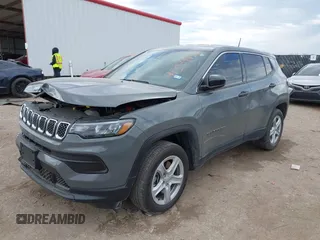 2024 Jeep Compass Sport с VIN 3C4NJDANXRT583844, выставлен на аукционе IAAI как лот 41359436 с пробегом 12 622 миль миль и . История ставок и продаж доступна на DreamBid. Изображение 17.