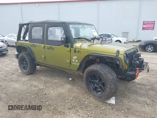 2007 Jeep Wrangler Unlimited X with VIN 1J4GA39177L164566, listed as a IAAI auction lot 42588655 with 50,915 mi miles and . Bid and sale history available at DreamBid. Image 1.