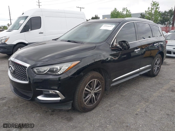 2017 Infiniti QX60 with VIN 5N1DL0MNXHC542193, listed as a IAAI auction lot 42056927 with 139,262 mi miles. Bid and sale history available at carsss.com. Image 17.