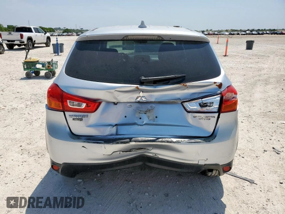 2017 Mitsubishi Outlander ES with VIN JA4AP3AU3HZ069902, listed as a Copart auction lot 57894455 with 184,416 mi miles and Salvage title. Bid and sale history available at DreamBid. Image 6.