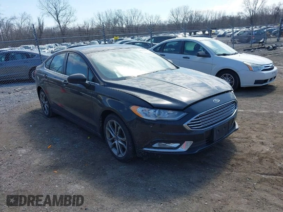 2017 Ford Fusion S with VIN 3FA6P0G71HR347881, listed as a IAAI auction lot 41911834 with 173,508 mi miles. Bid and sale history available at carsss.com. Image 1.