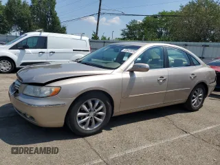 2008 Hyundai Azera Limited with VIN KMHFC46F18A282915, listed as a Copart auction lot 63642835 with 136,161 mi miles and Salvage title. Bid and sale history available at DreamBid. Image 1.