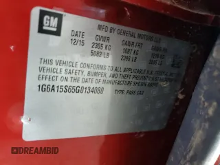 2016 Cadillac CTS-V z VIN 1G6A15S65G0134080, wystawiony jako Copart lot #58197785 z przebiegiem Nie podano mil oraz Szkody całkowita. Historia ofert i sprzedaży dostępna na DreamBid. Obrazek 12.