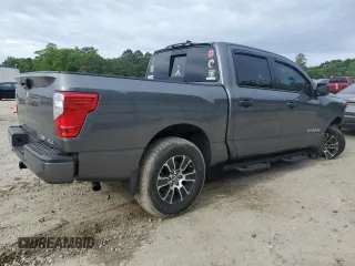 2022 Nissan Titan S with VIN 1N6AA1EC9NN106299, listed as a Copart auction lot 58061355 with 49,910 mi miles and Salvage title. Bid and sale history available at DreamBid. Image 3.