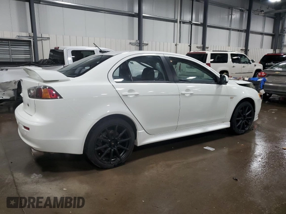 2014 Mitsubishi Lancer GT with VIN JA32U8FW7EU005332, listed as a Copart auction lot 81083874 with 127,083 mi miles and Salvage Title. Bid and sale history available at carsss.com. Image 3.