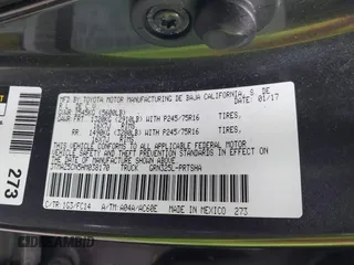 2017 Toyota Tacoma SR5 with VIN 3TMAZ5CN5HM038170, listed as a IAAI auction lot 41588399 with 152,469 mi miles. Bid and sale history available at carsss.com. Image 9.