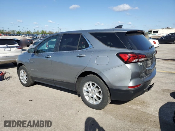 2024 Chevrolet Equinox LT with VIN 3GNAXUEG2RS116701, listed as a Copart auction lot 52525475 with 23,405 mi miles and Salvage Title. Bid and sale history available at DreamBid. Image 2.