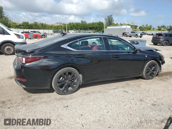 2022 Lexus ES 350 F Sport with VIN 58AGZ1B11NU126002, listed as a Copart auction lot 77731814 with 75,323 mi miles and Non repairable. Bid and sale history available at DreamBid. Image 3.