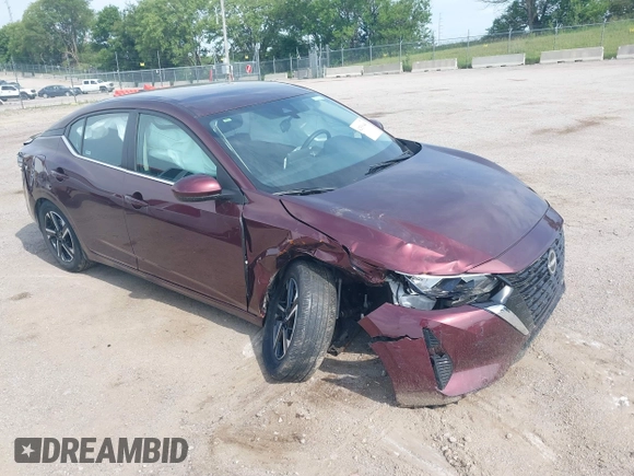 2024 Nissan Sentra SV with VIN 3N1AB8CV5RY272781, listed as a IAAI auction lot 42531441 with 18,971 mi miles and . Bid and sale history available at DreamBid. Image 12.