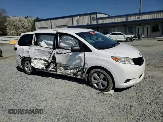 2017 Toyota Sienna L with VIN 5TDZZ3DC4HS779589, listed as a Copart auction lot 48860415 with 128,566 mi miles and Salvage Title. Bid and sale history available at DreamBid. Image 12.