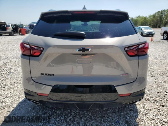 2021 Chevrolet Blazer RS with VIN 3GNKBERSXMS583283, listed as a Copart auction lot 49978405 with 52,403 mi miles and Clean title. Bid and sale history available at DreamBid. Image 6.