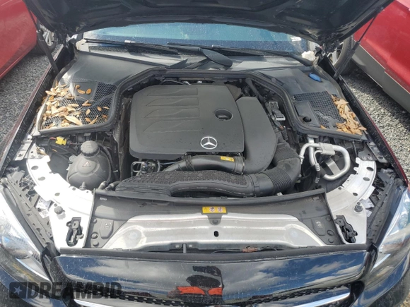 2021 Mercedes-Benz C 300 with VIN W1KWJ8DBXMG100112, listed as a Copart auction lot 74244794 with Not provided miles and Non repairable. Bid and sale history available at DreamBid. Image 11.
