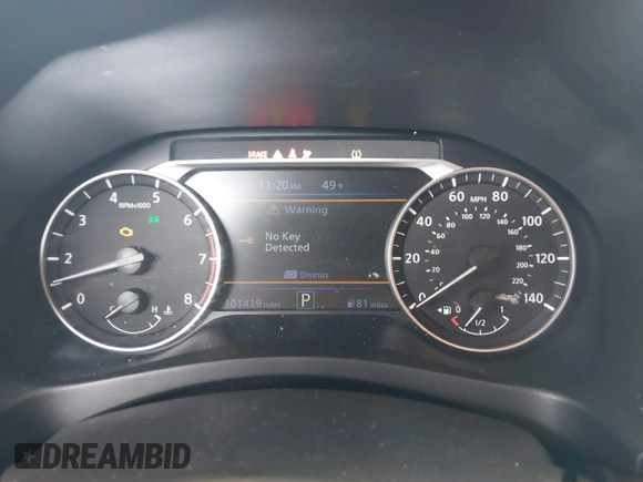 2019 Nissan Altima 2.5 SR with VIN 1N4BL4CV8KC245537, listed as a IAAI auction lot 41808203 with 101,419 mi miles. Bid and sale history available at carsss.com. Image 7.