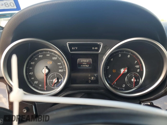 2017 Mercedes-Benz GLE 350 with VIN 4JGDA5JB0HA936908, listed as a Copart auction lot 56923525 with 119,742 mi miles and Salvage title. Bid and sale history available at DreamBid. Image 9.